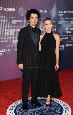 Photo for Damien Chazelle and Olivia Hamilton at the 10th Annual Breakthrough Prize Ceremony held at the Academy Museum of Motion Pictures in Los Angeles, USA on April 13, 2024. - Royalty Free Image