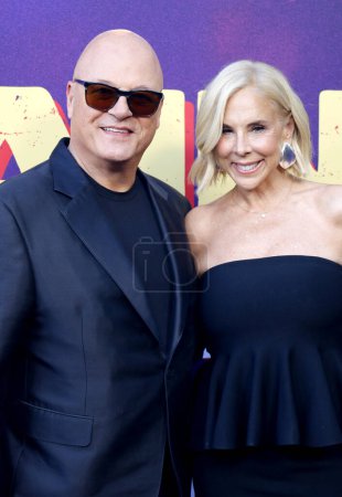 Photo for Michael Chiklis and Michelle Moran at the Los Angeles premiere of 'Hotel Cocaine' held at the Harmony Gold Theater in Hollywood, USA on June 13, 2024. - Royalty Free Image