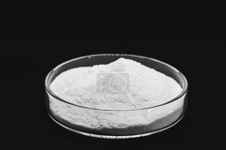 Foto de El fosfato dicálcico, conocido como fosfato cálcico dibásico o fosfato cálcico monohidrógeno, polvo o microgránulos, puede utilizarse en mezclas para piensos con el efecto enriquecedor del fósforo. - Imagen libre de derechos