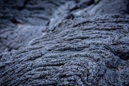 Photo for Gray lava rock as background. Hvaleyri beach, Iceland. - Royalty Free Image