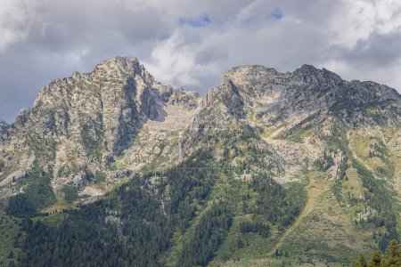Photo for Mount Saint John and Rockchuck Peak seen from the Cathedral Turnout in the Grand Teton National Park - Royalty Free Image