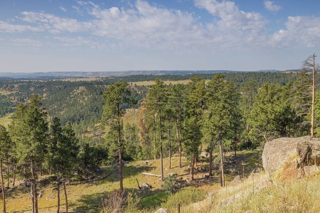 Photo for The countryside around Devils Tower, seen from the base of the mountain - Royalty Free Image