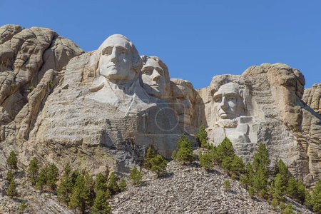 Photo for General view of Mount Rushmore with the four presidents, located near Keystone, South Dakota - Royalty Free Image