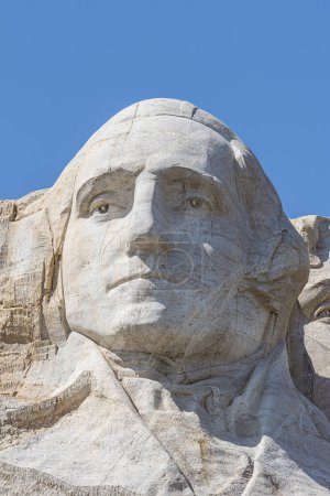 Photo for Close up of George Washington on Mount Rushmore, located near Keystone, South Dakota - Royalty Free Image