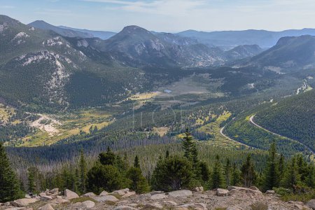 Photo for View into the Fall River Valley, seen from the Rainbow Curve outlook - Royalty Free Image