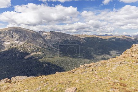 Photo for View over Big Thompson River valley, seen from the Forest Canyon Overlook - Royalty Free Image
