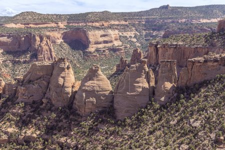 View over the Coke Ovens, seen from the Coke Ovens Overlook in the Colorado National Monument