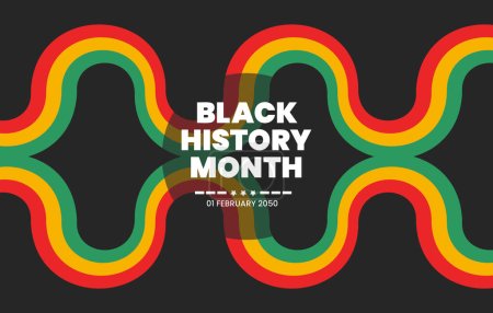 Téléchargez les illustrations : Black history month background. black history month 2023 background. African American History or Black History Month. Celebrated annually in February in the USA, Canada.  Juneteenth Independence Day. - en licence libre de droit