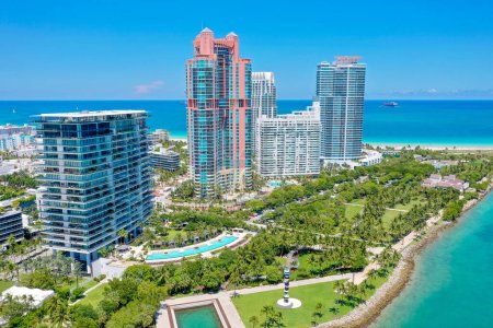 Miami Beach South Pointe park and beach