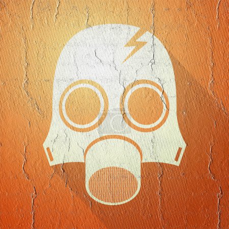 Foto de Imagen de Nice del icono de máscara de radiación - Imagen libre de derechos