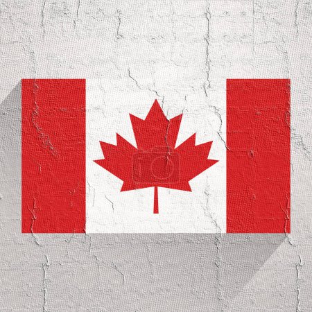 Foto de Imagen de Nice del icono de la bandera de Canadá - Imagen libre de derechos