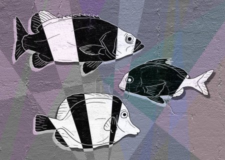 Téléchargez les photos : Image NIce de l'illustration du poisson - en image libre de droit