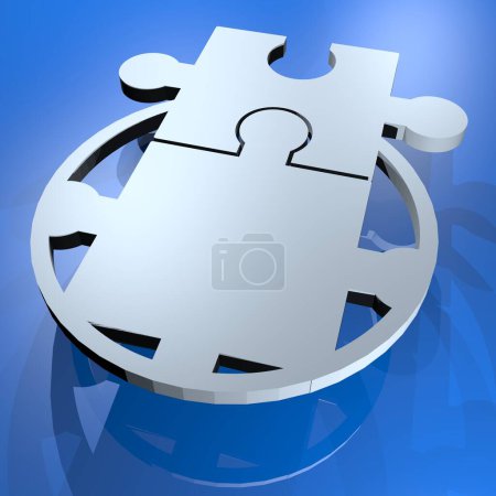 Téléchargez les photos : NIce image du symbole de puzzle - en image libre de droit
