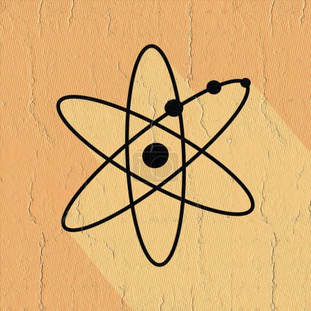 Foto de Bonita imagen de símbolo atómico - Imagen libre de derechos