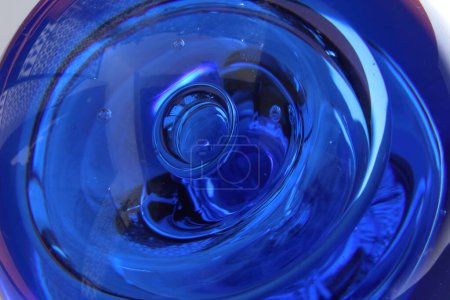 Foto de Bonita imagen de fondo de cristal azul - Imagen libre de derechos