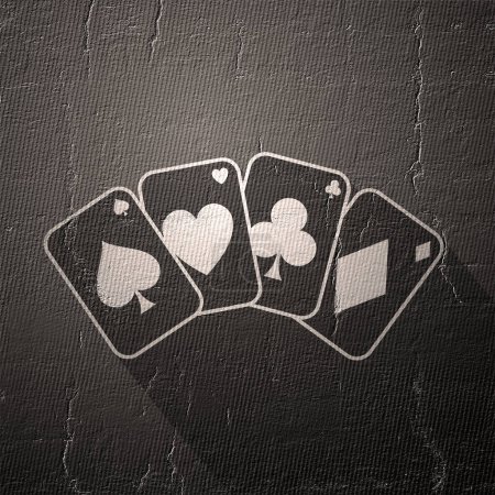 Photo for Nice image of elegant poker symbol - Royalty Free Image