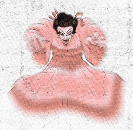 Téléchargez les photos : Belle image de geisha monstre - en image libre de droit
