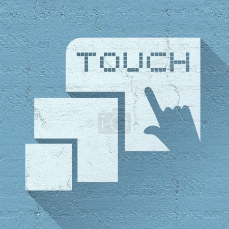 Photo for Nice image of nice touch sign - Royalty Free Image
