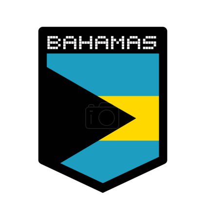 Illustration for Creative design of Bahamas symbol design - Royalty Free Image