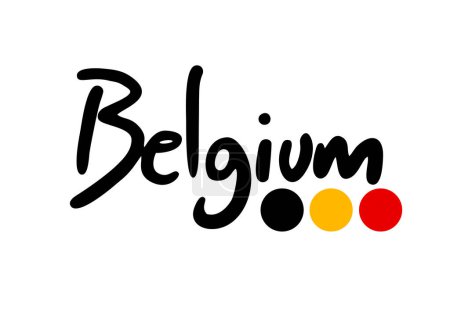 Téléchargez les illustrations : Design créatif du symbole belge - en licence libre de droit