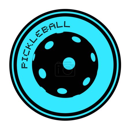 Illustration for Creative design of Pickleball symbol - Royalty Free Image