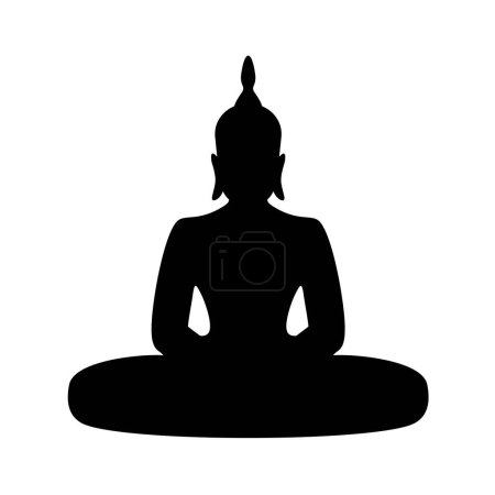 Téléchargez les illustrations : Bouddha créatif symbole art - en licence libre de droit