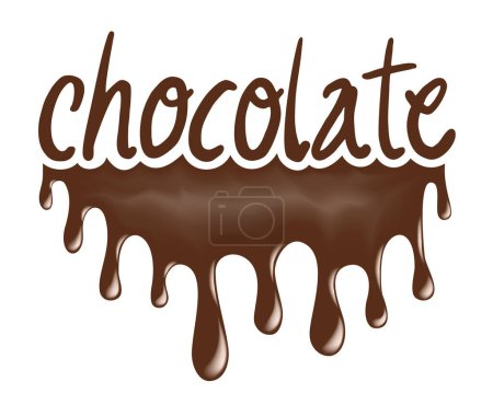 Ilustración de Diseño creativo de la ilustración sabrosa del chocolate - Imagen libre de derechos