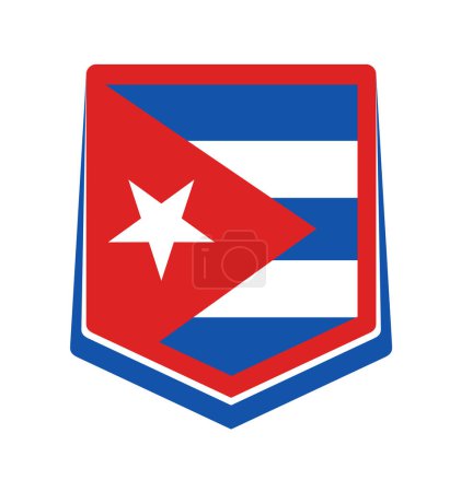 Illustration for Creative design of Cuba icon design - Royalty Free Image