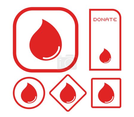 Illustration for Creative design of Donate symbols - Royalty Free Image