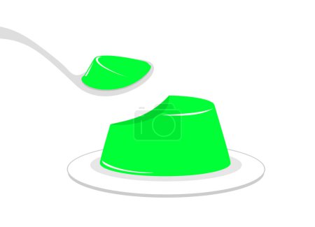 Ilustración de Diseño creativo del diseño de la ilustración de gelatina - Imagen libre de derechos