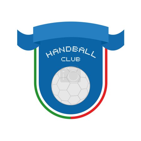 Illustration for Creative design of handball symbol design - Royalty Free Image
