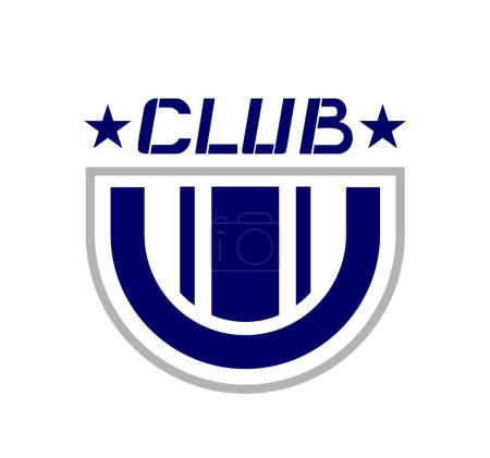 Illustration for Creative design of Club symbol - Royalty Free Image