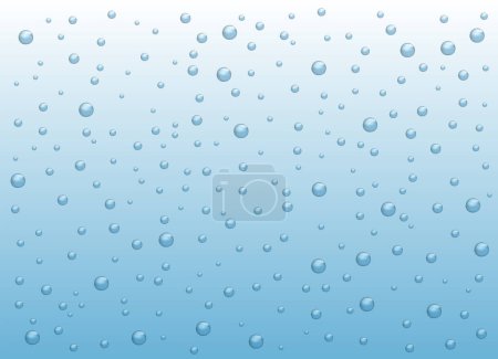Ilustración de Diseño creativo de fondo de gotas de agua - Imagen libre de derechos