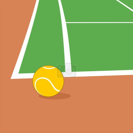 Ilustración de Diseño creativo de Diseño de ilustración de tenis - Imagen libre de derechos
