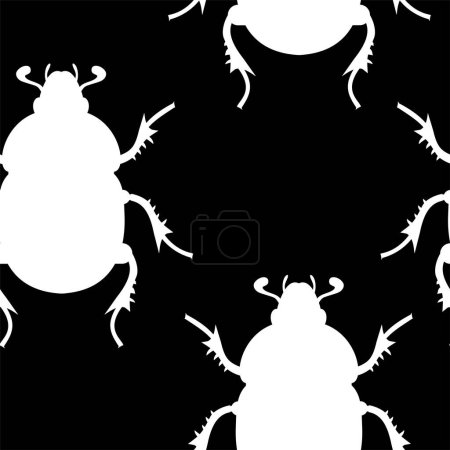 Ilustración de Diseño creativo de insectos sin costura - Imagen libre de derechos