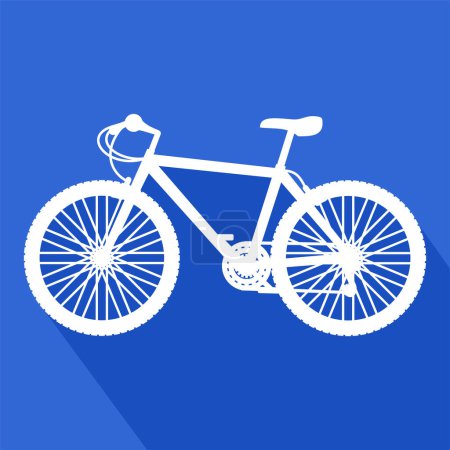 Téléchargez les illustrations : Conception créative de l'icône vélo - en licence libre de droit