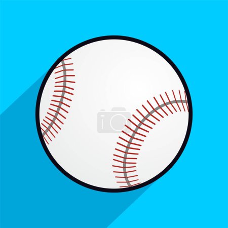 Illustration for Creative design of baseball ball - Royalty Free Image
