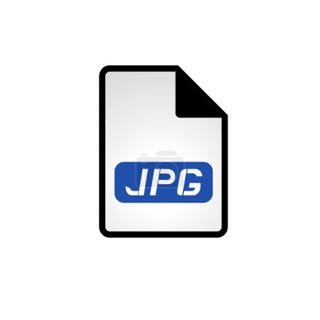Creative design of computer jpg file icon