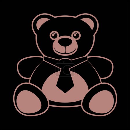 Ilustración de Diseño creativo del icono del oso - Imagen libre de derechos