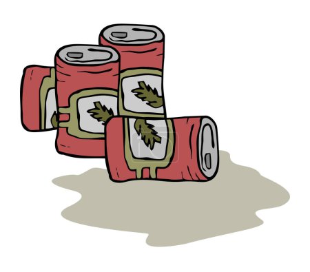 Ilustración de Diseño creativo de la ilustración de la cerveza - Imagen libre de derechos