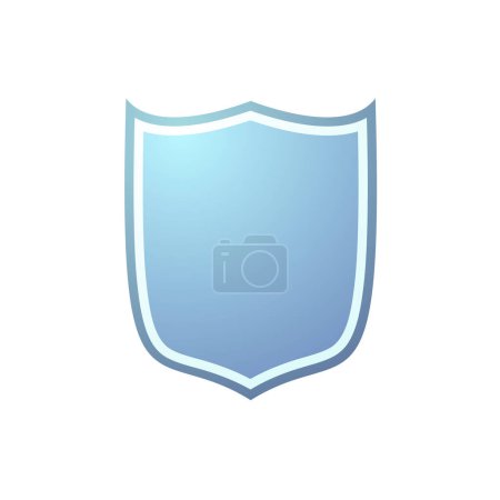 Illustration for Creative design of shield icon - Royalty Free Image