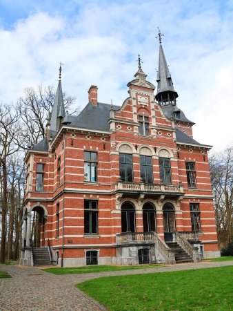 Herentals, Belgium. 2-25-2024 . Castle le Paige in Herentals, Belgium.