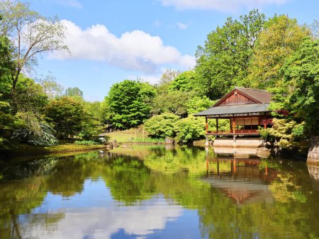 Jardín japonés en Hasselt, Bélgica.