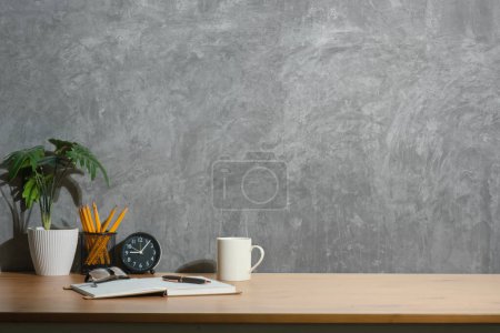 Photo for Stylish and modern interior of home office - Royalty Free Image