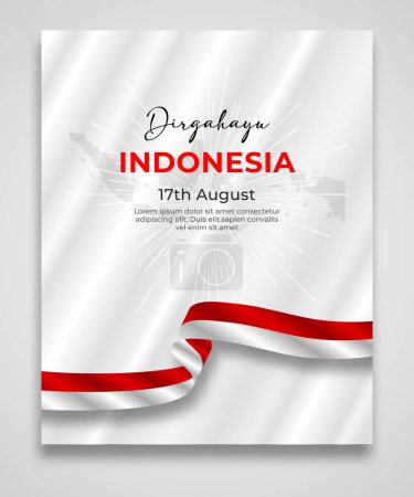 Téléchargez les photos : Indonesia jour de l'indépendance modèle de poste de médias sociaux - en image libre de droit