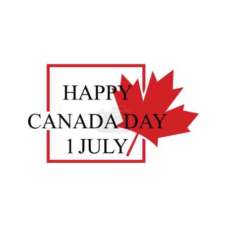 Ilustración de Ilustración Celebración del aniversario Día de Canadá en el fondo de la bandera de la hoja de arce con la arquitectura de monumentos de viajes de Canadá en Toronto y Ontario, en el arte del papel, estilo de corte de papel. Ilustración vectorial - Imagen libre de derechos