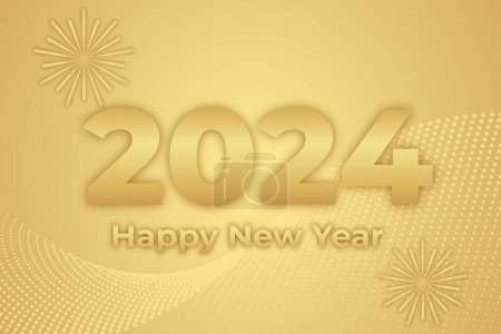 Photo for 2024 Happy New Year Design - Royalty Free Image
