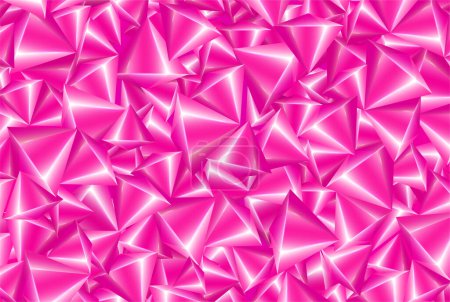 Illustration for Pink crystal background, can be used for background - Royalty Free Image
