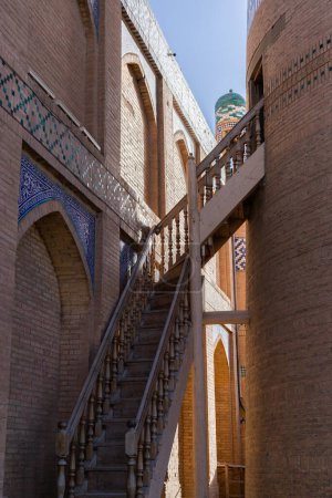 Ichan qala, historical and architectural monuments in Khiva, Uzbekistan