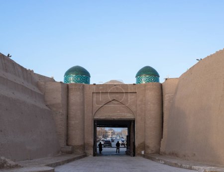 portes principales de Ichan qala, monument historique et architectural à Khiva, Ouzbékistan
